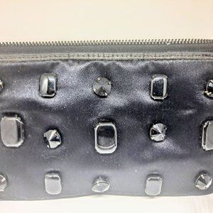 Vintage black satin Bcbg Max Azria wristlet